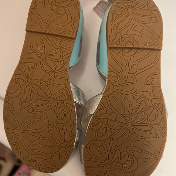 Girl's Chiara Iridescent 3D Butterfly-Wing Sandals, Baby/Toddlers - Size 29 - Picture 7 of 8